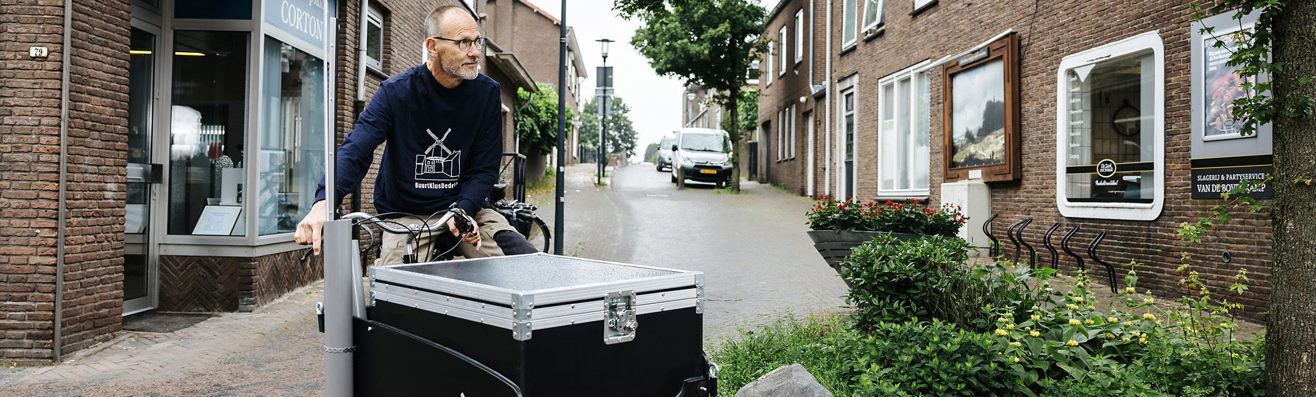 Buurtklushulp fietskar
