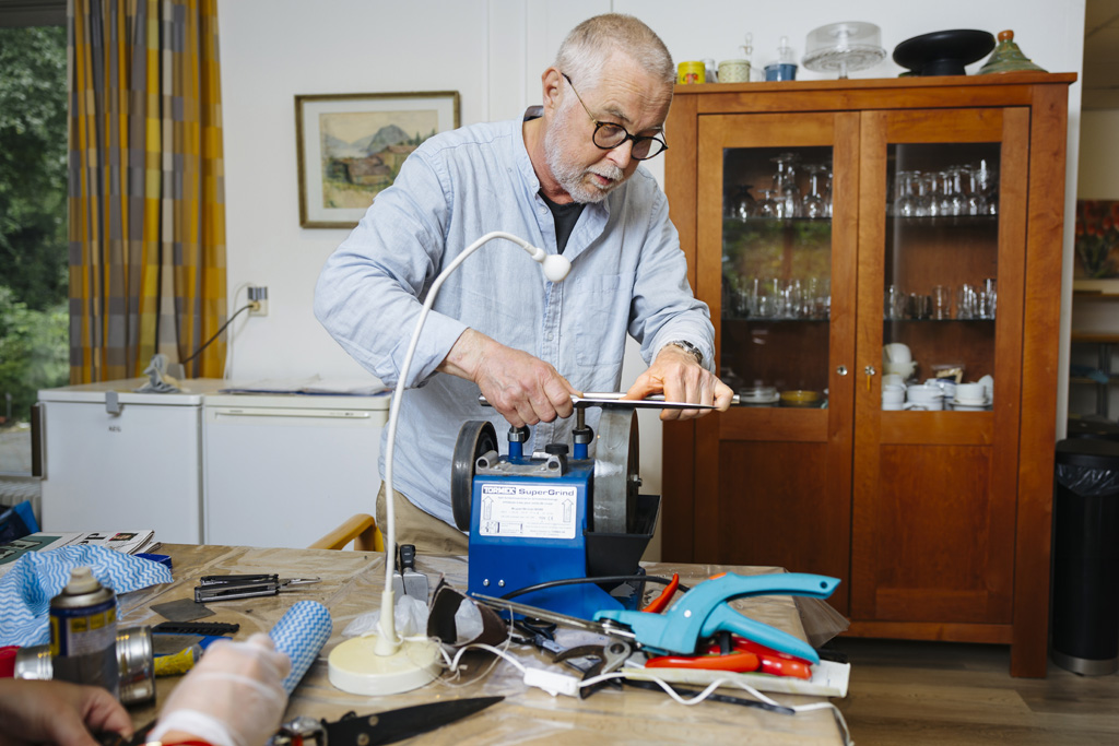 Repaircafé messen slijpen 1