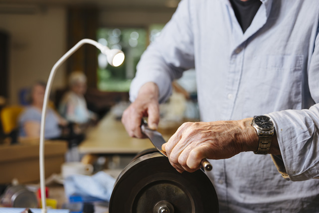 Repaircafé mes slijpen